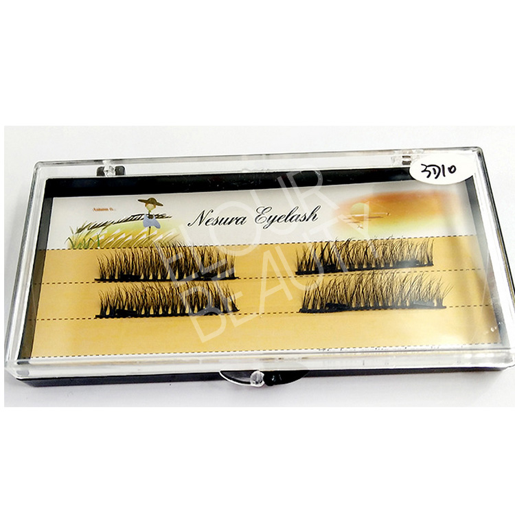 Private label 3D magnetic fake eye lashes China wholesale EA114